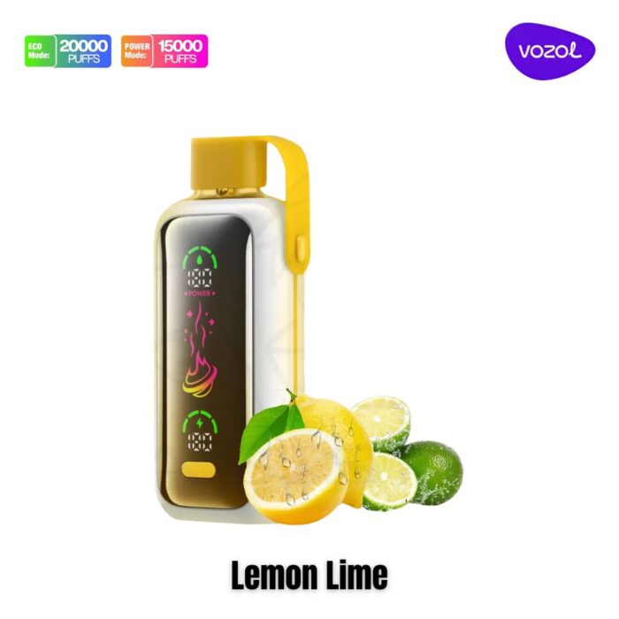 Vozol Star 20000 Puffs Lemon Lime Dual Mode Disposable Vape