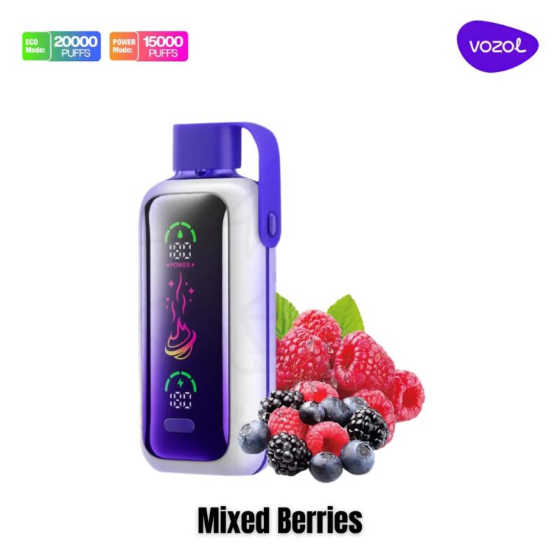 Vozol Star 20000 Puffs Mixed Berries Dual Mode Disposable Vape