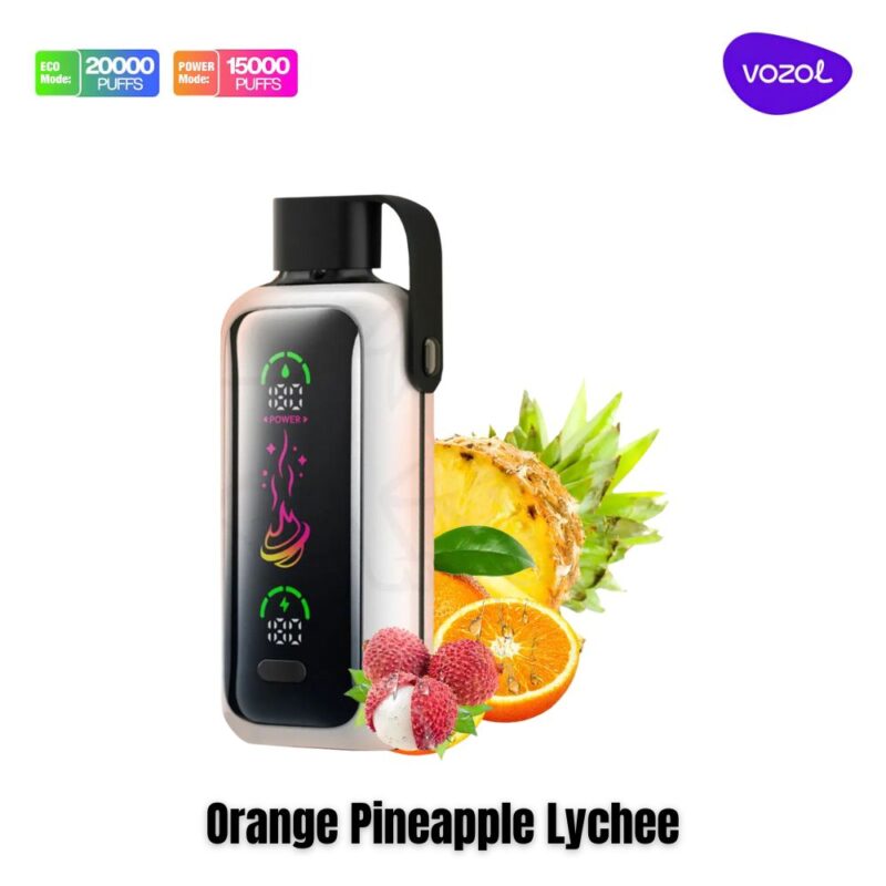 Vozol Star 20000 Puffs Orange Pineapple Lychee Dual Mode Disposable Vape