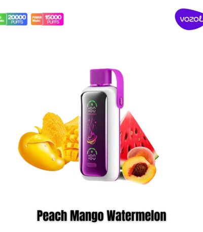 Vozol Star 20000 Puffs Peach Mango Watermelon Dual Mode Disposable Vape