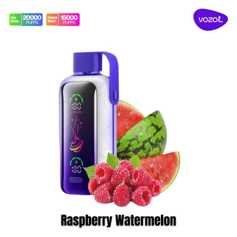 Vozol Star 20000 Puffs Raspberry Watermelon Dual Mode Disposable Vape