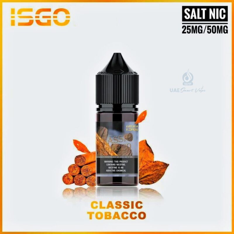 ISGO Classic Tobacco Saltnic Vape Juice