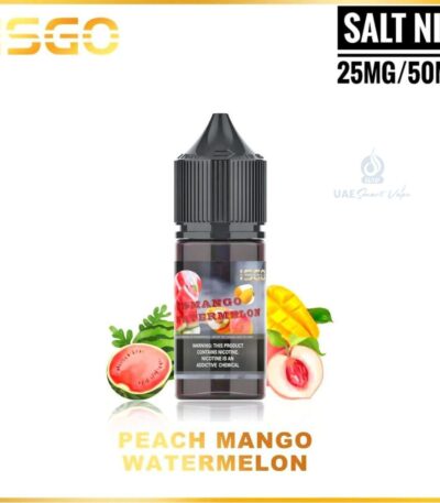 ISGO Peach Mango Watermelon Saltnic Vape Juice